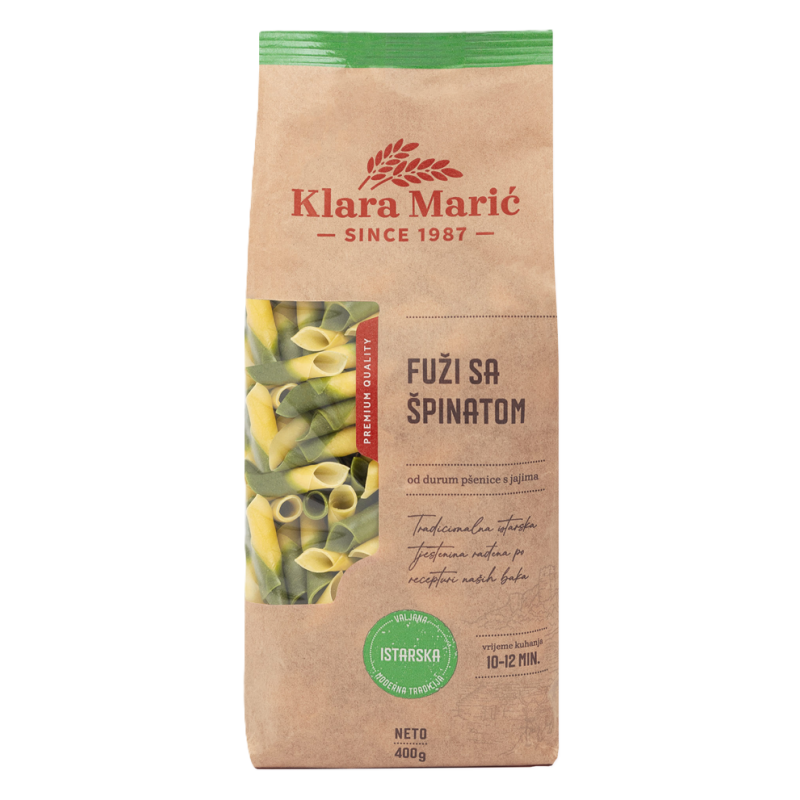 Těstoviny FUŽI ŠPENÁT