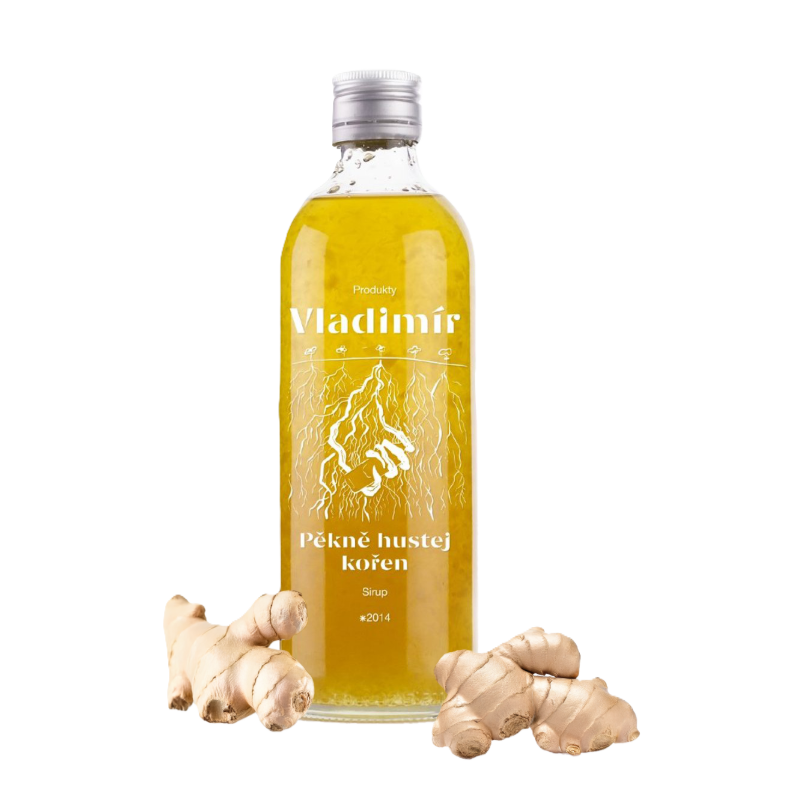 SIRUP ZÁZVOR, KOŘENE KUS