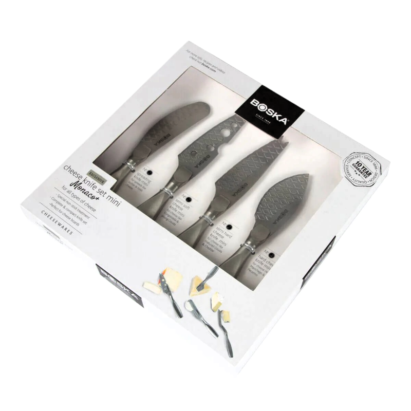 Sada mini 4 nožů na sýr Boska Monaco