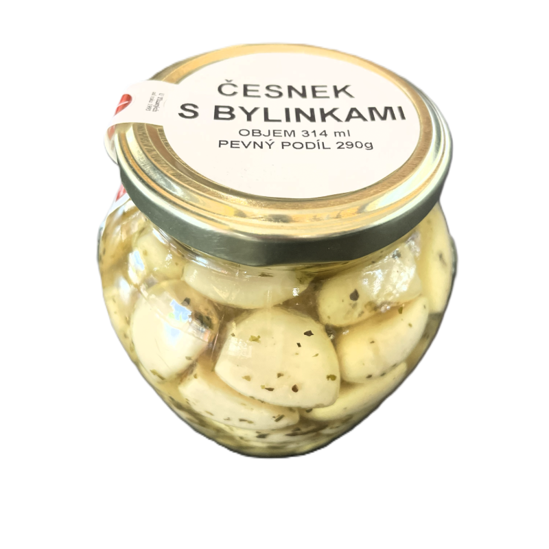 ČESNEK MARINOVANÝ S BYLINKAMI 314ml